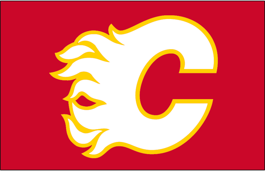 Calgary Flames 2018-Pres Jersey Logo fabric transfer